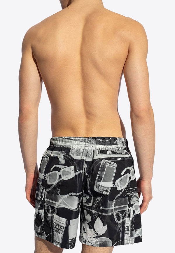 X-ray Print Swim Shorts