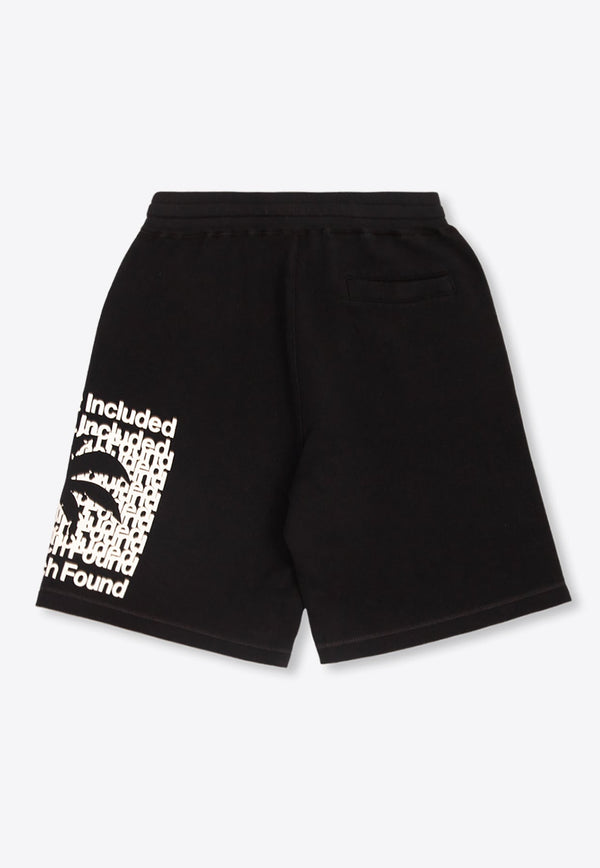 Boys Palm-Print Shorts