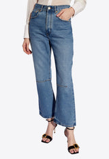 Flared Cropped Jeans