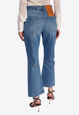 Flared Cropped Jeans