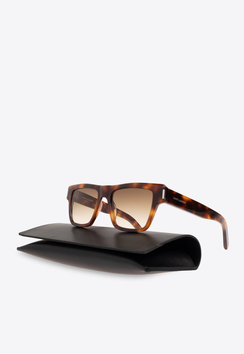 Tortoiseshell Square-Frame Sunglasses