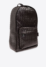 Medium Intrecciato Leather Backpack