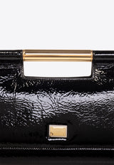 Large Sicily Patent Leather Clutch Bag