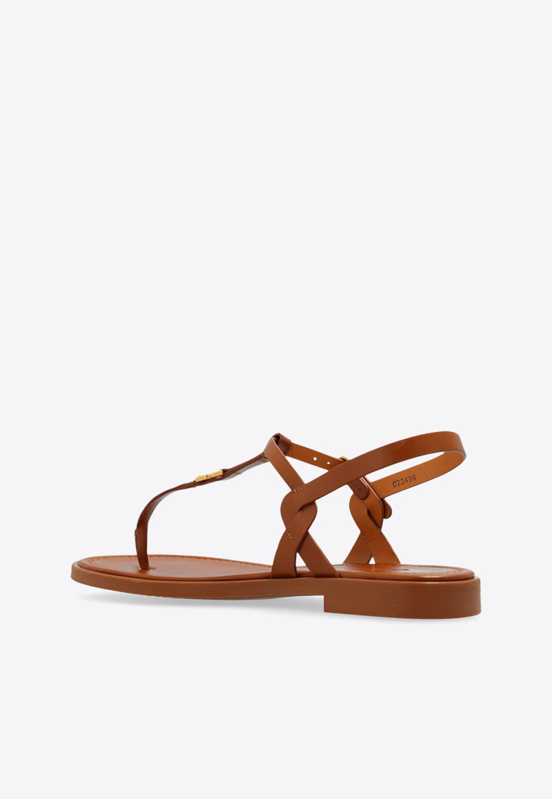 Marcie Buckled Flat Sandals
