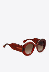 Paisley Rounded Sunglasses