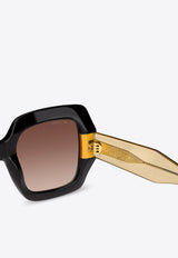 Etromania Oversized Square Sunglasses