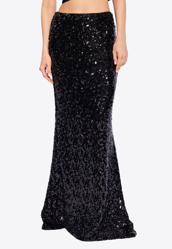 Sequined Maxi Mermaid Skirt