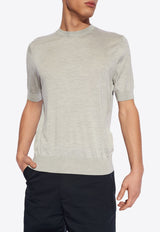 Silk Short-Sleeved T-shirt