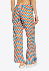 Laren Diamond Print Beach Pants