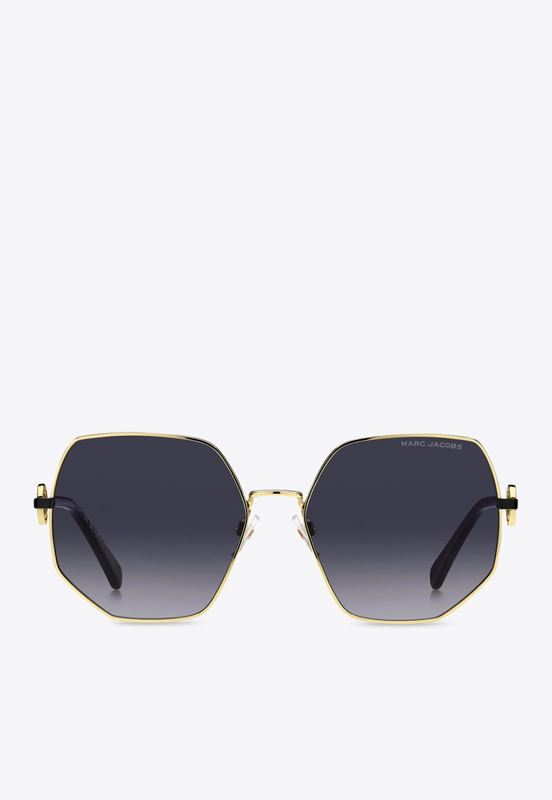 The J Marc Monogram Geometric Sunglasses