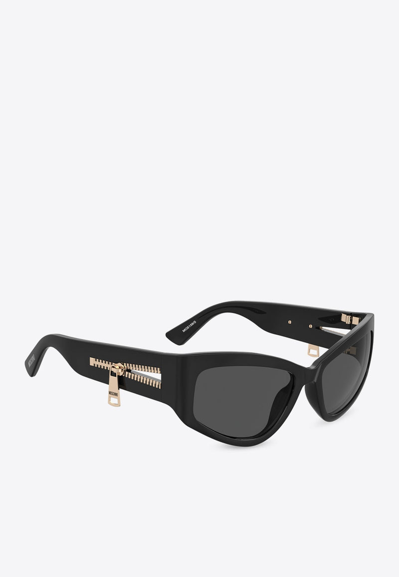 Grilamid Zipper Cat-Eye Sunglasses