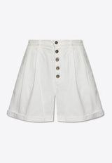 Pegaso Motif Mini Shorts