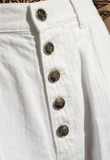 Pegaso Motif Mini Shorts