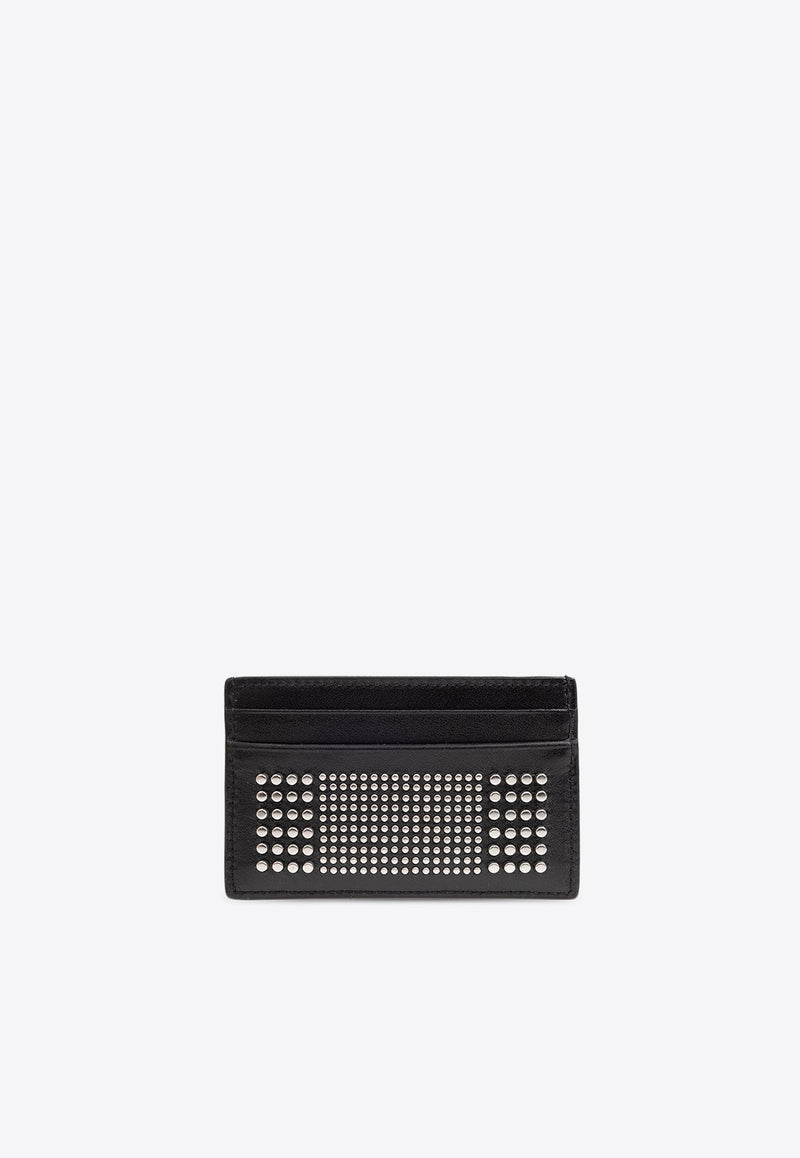 Studded Leather Cardholder