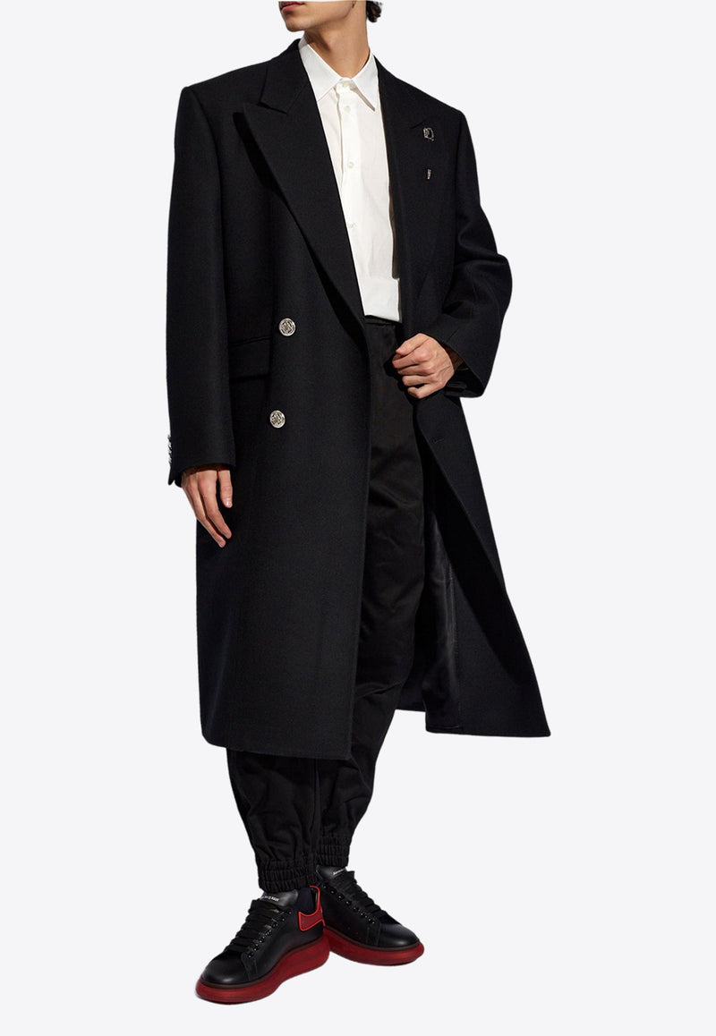 Double-Breasted Wool Coat