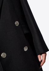 Double-Breasted Wool Coat