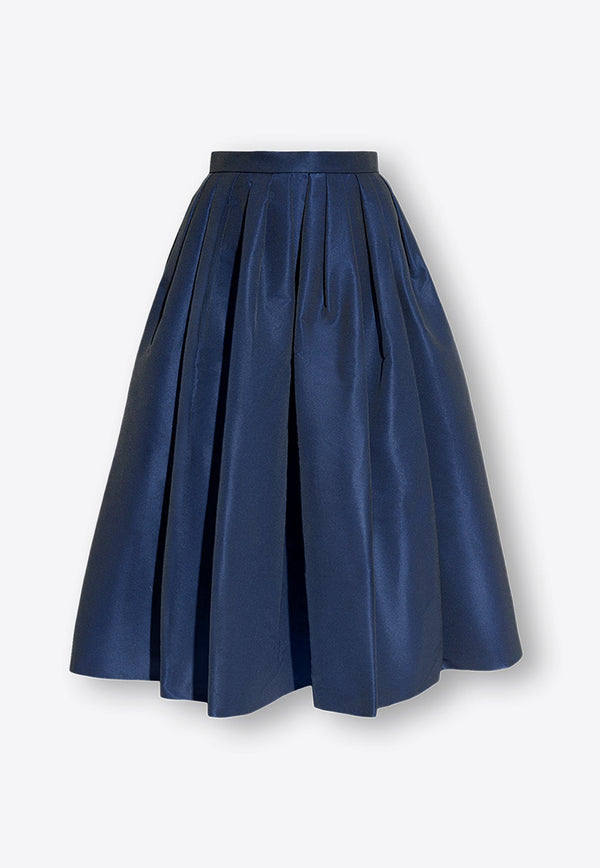 High-Waist Pleated Skirt