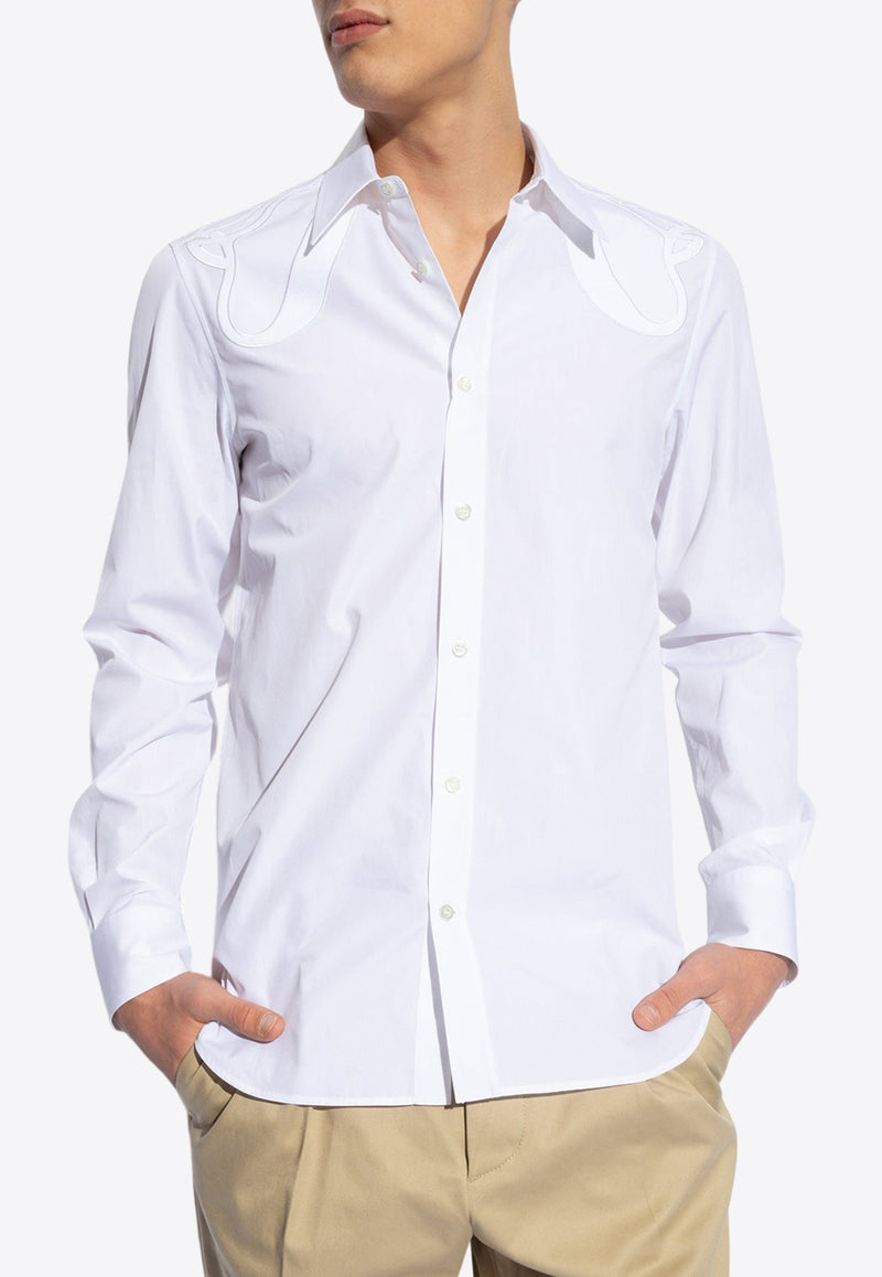 Seal Motif Long-Sleeved Shirt