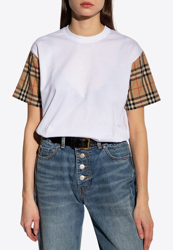 Vintage Check Oversized T-shirt