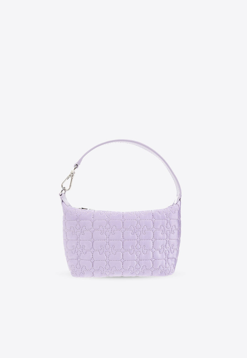 Small Butterfly Quilted Shoulder Bag