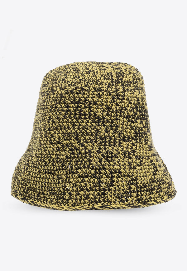 Logo Knitted Bucket Hat