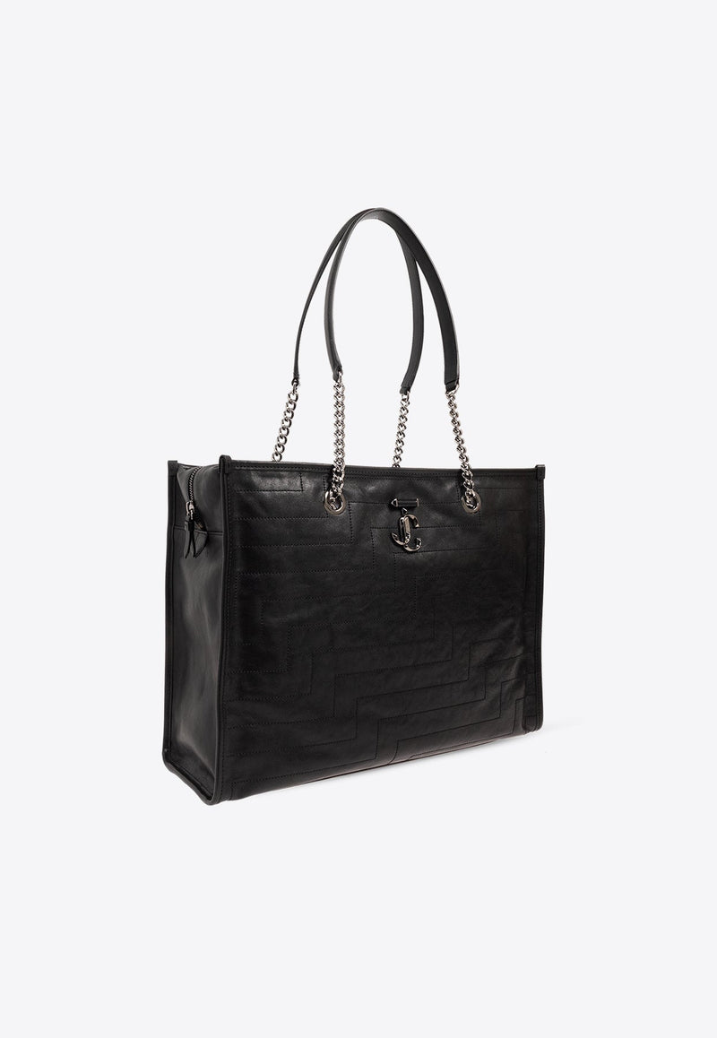 Large Avenue Soft Leather Tote Bag
