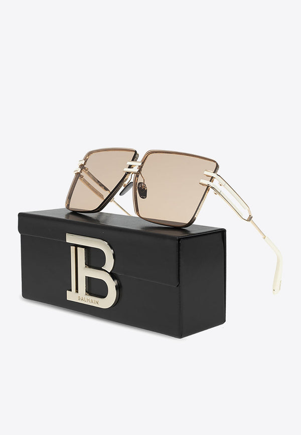 Gendarme Oversized Rectangular Sunglasses