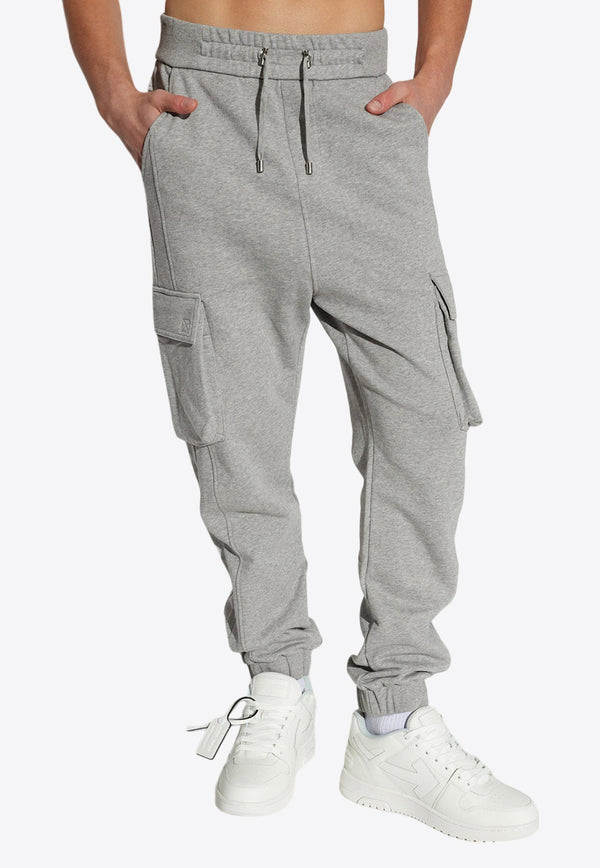 Logo Print Cargo Track Pants