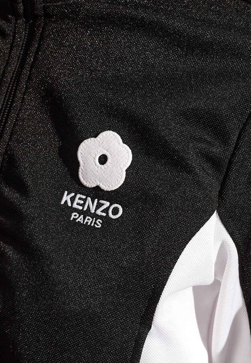 Logo-Embroidered Zip-Up Sweatshirt