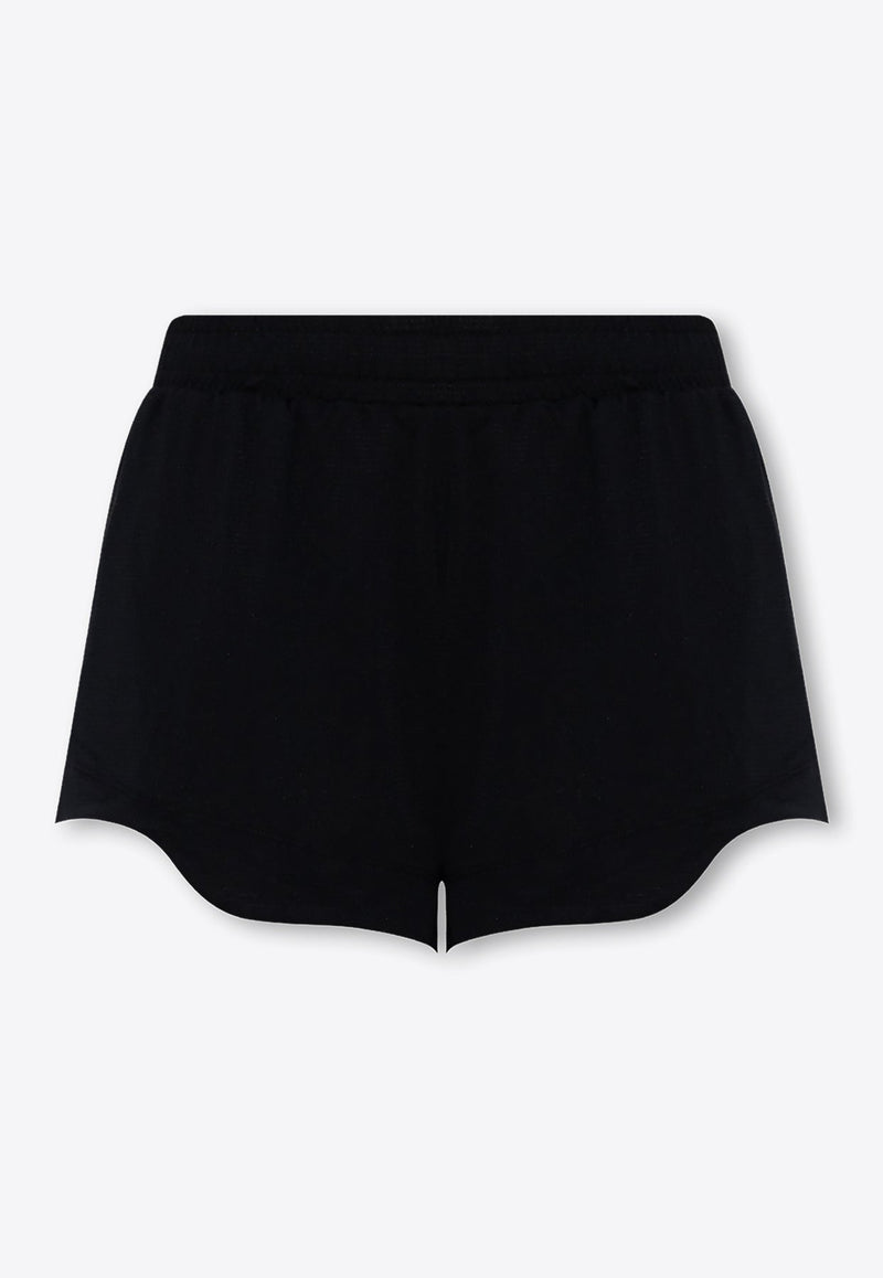 Logo-Printed Mesh Shorts