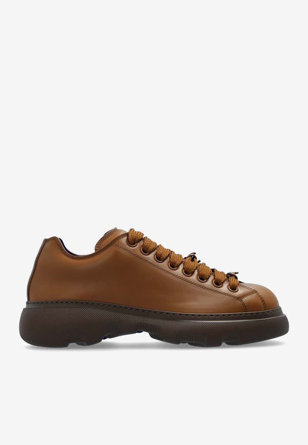 Round-Toe Leather Ranger Shoes