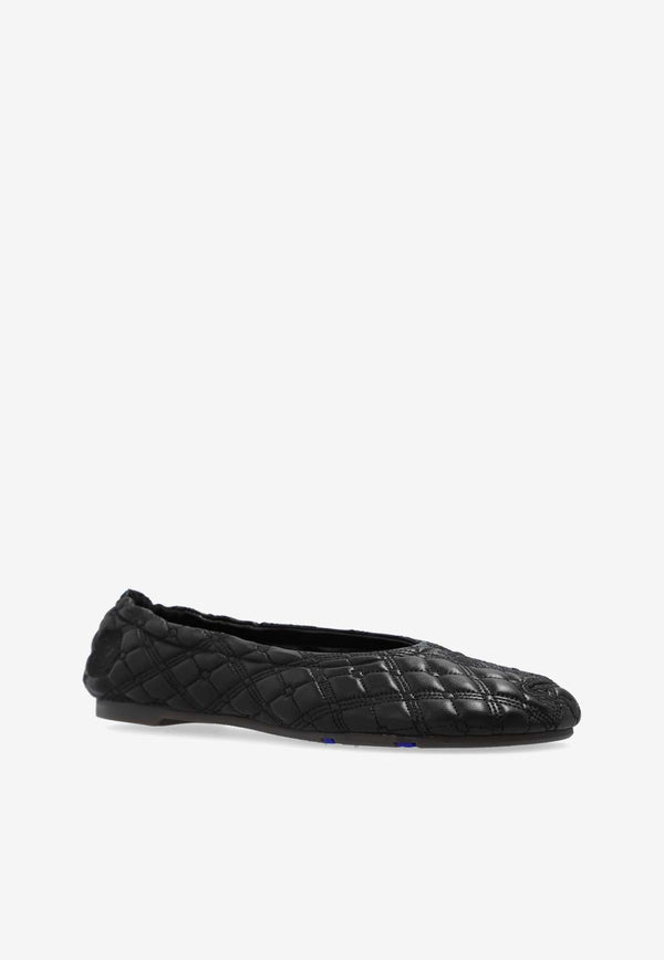 Sadler Quilted Leather Ballet Flats