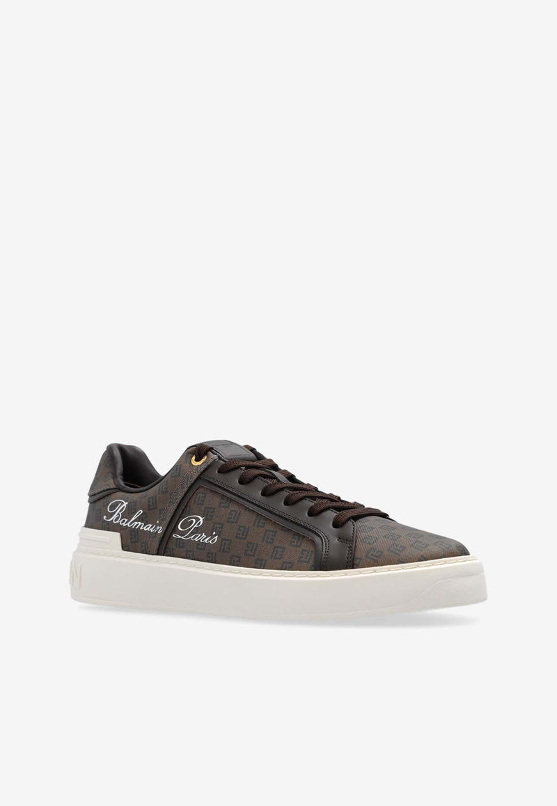 B-Court Monogram Low-Top Sneakers