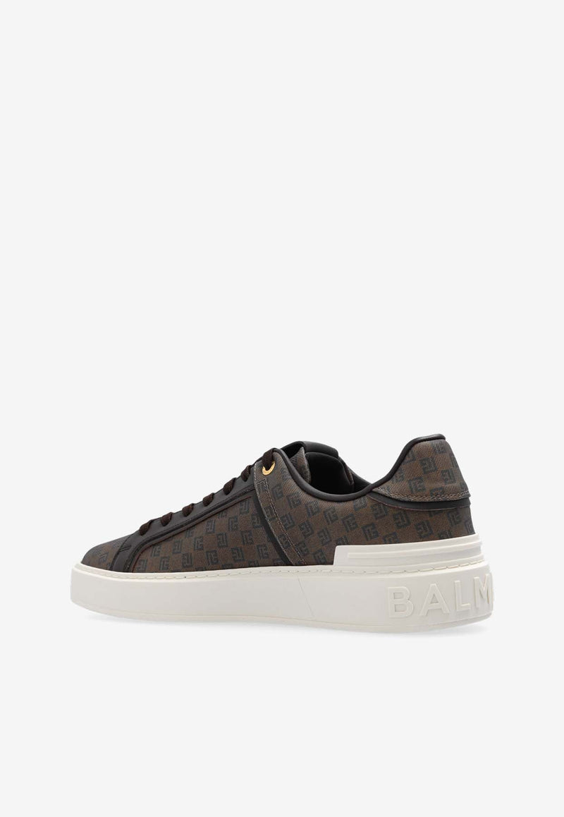 B-Court Monogram Low-Top Sneakers