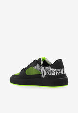B-Court Flip Snakeskin-Effect Sneakers