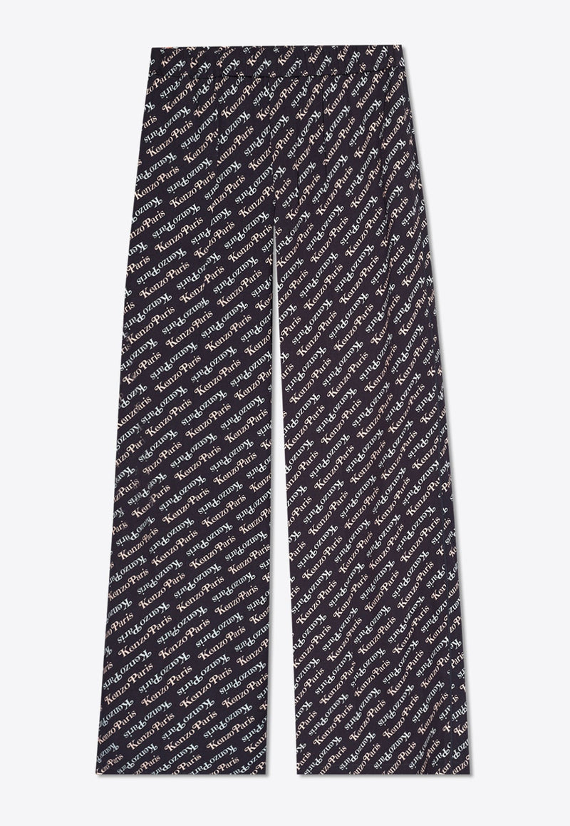 Verdy Logo Print Pajama Pants