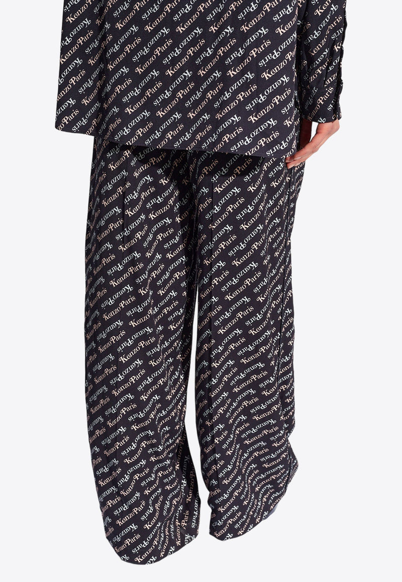 Verdy Logo Print Pajama Pants