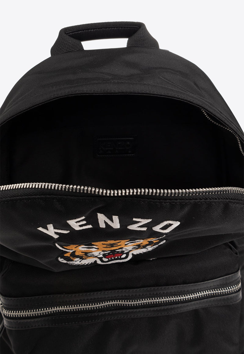 Varsity Tiger Embroidered Backpack