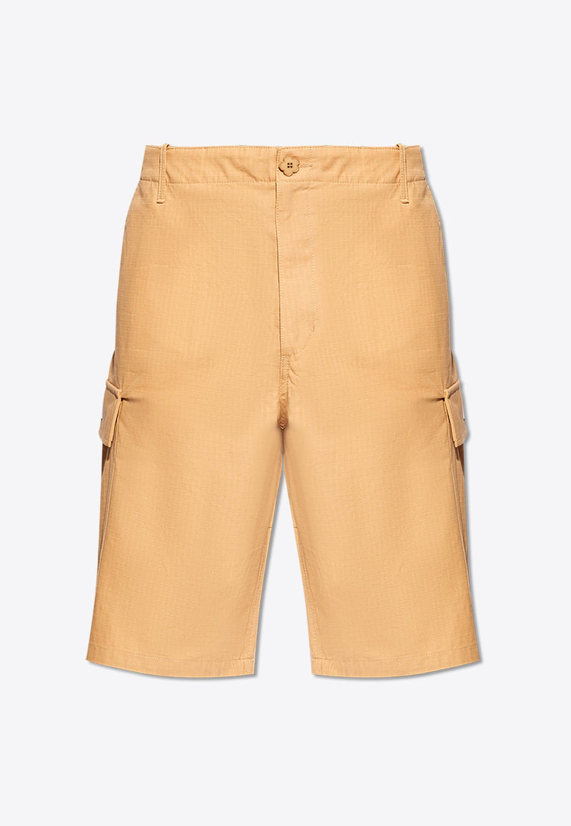 Logo Patch Cargo Shorts