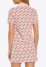 Verdy Logo Print Mini Polo Dress