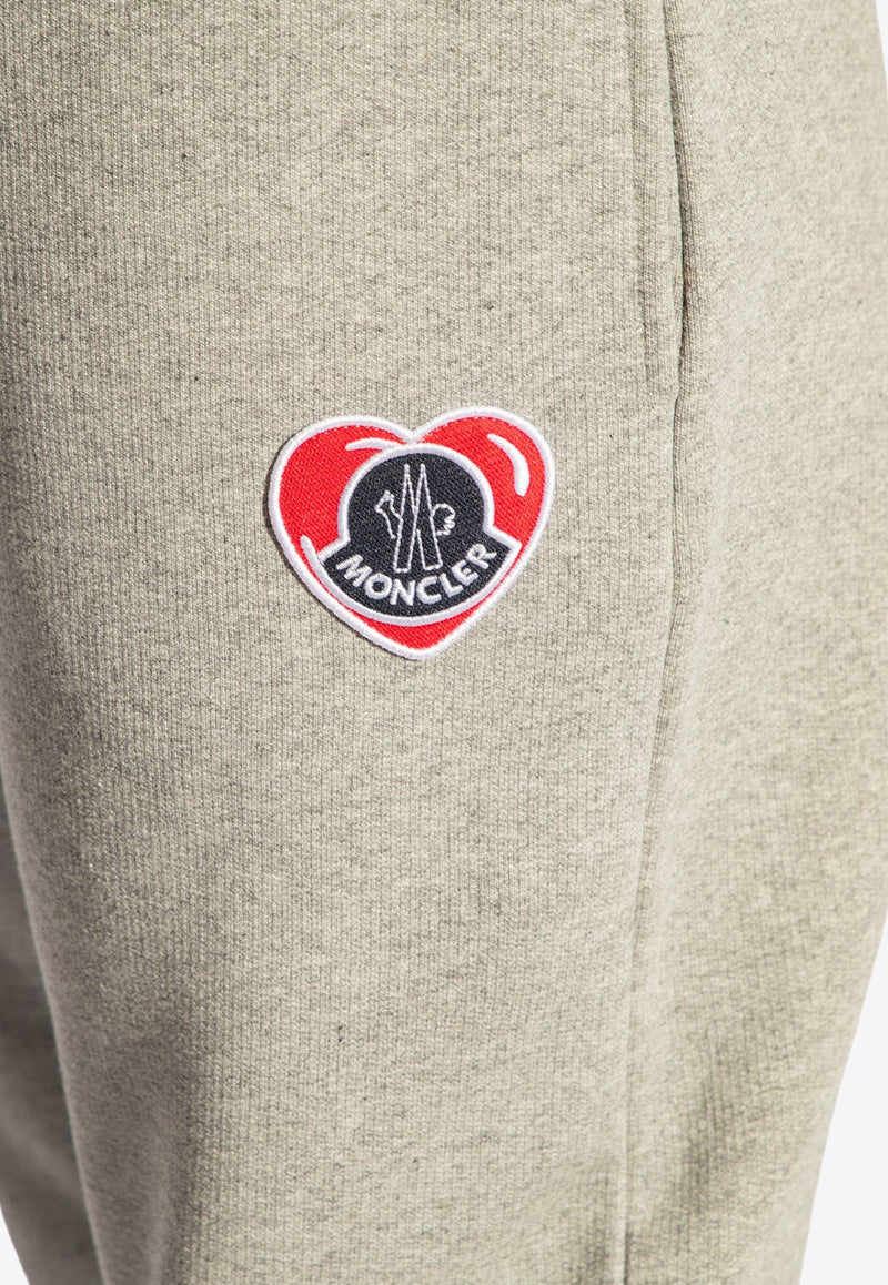 Heart Logo Patch Track Pants