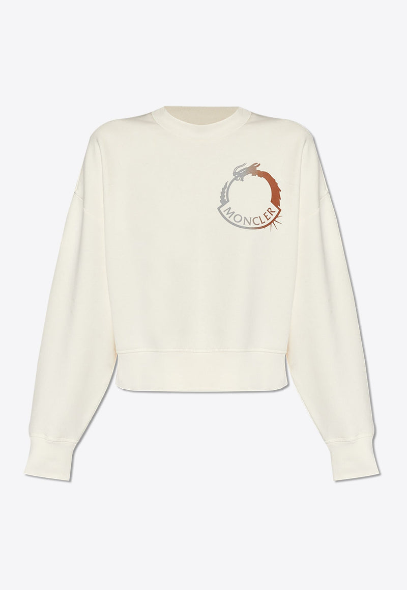 Logo Print Crewneck Sweatshirt