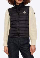 Logo Patch Quilted Down Vest