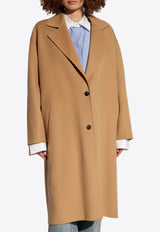 Single-Breasted Wool Coat