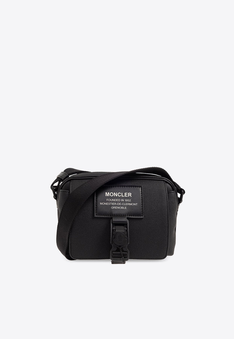 Naoka Logo Patch Messenger Bag