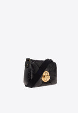 Mini Puf Calf Leather Crossbody Bag