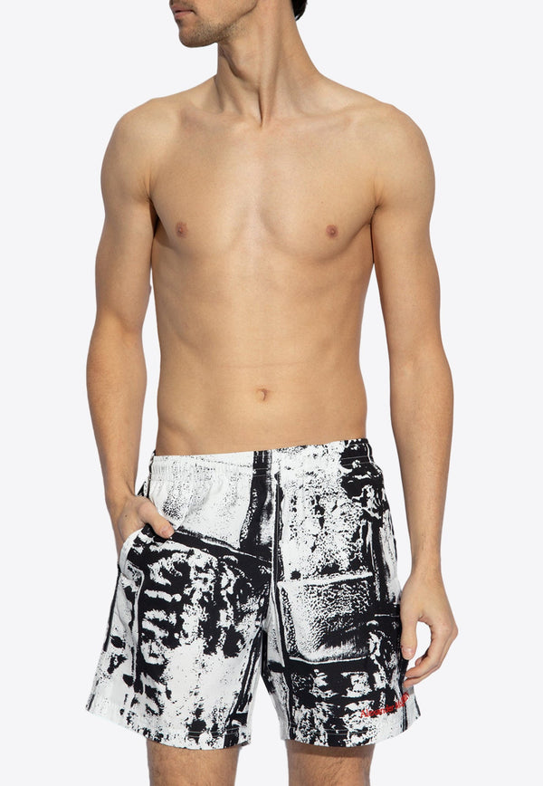 Graphic Print Swim Shorts