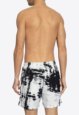 Graphic Print Swim Shorts