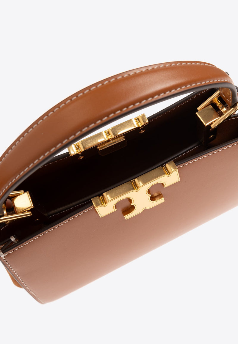 Mini Eleanor Calf Leather Top Handle Bag