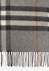 Check Pattern Cashmere Scarf